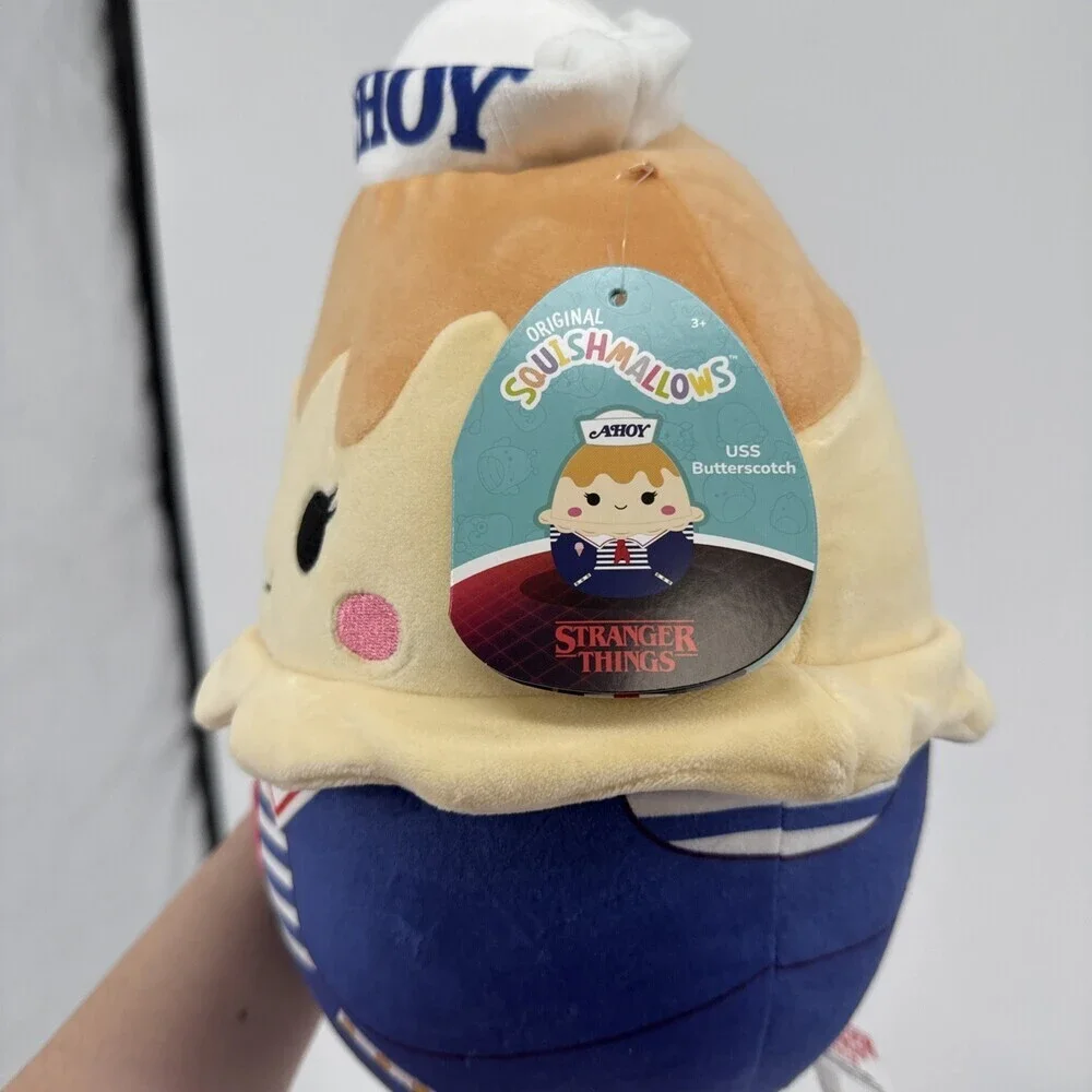 Squishmallows Stranger Things Ahoy USS Butterscotch 10” Plush NWT